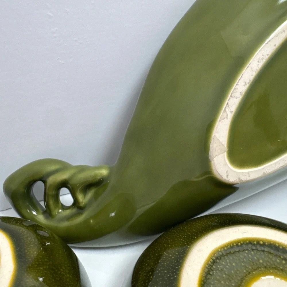 Pottery Barn‎ Garden Crudité  5 Piece Pea Pod Serving Set  19